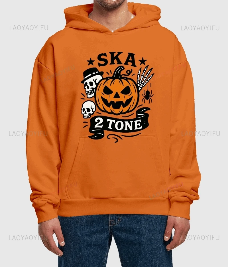 A Printed Hooded Sweatshirt with The 