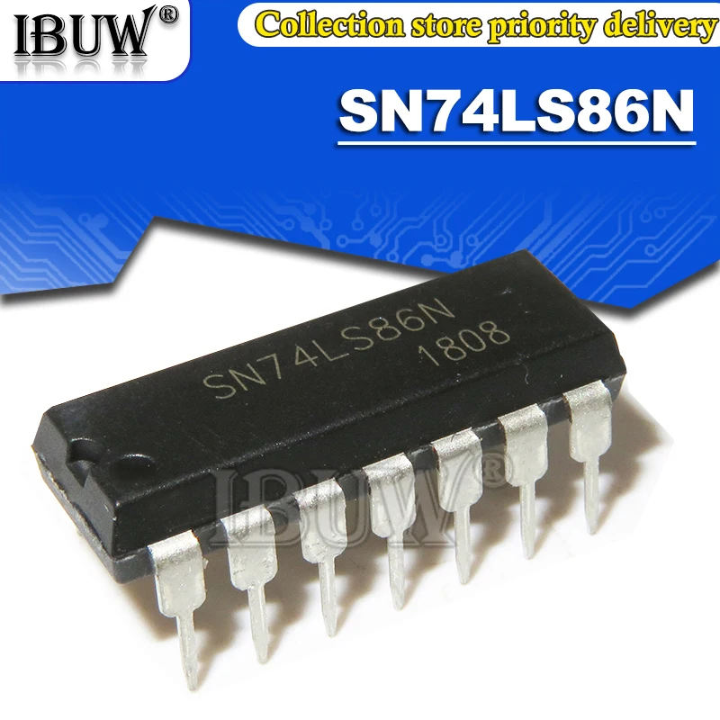 10PCS SN74lS86N DIP14 SN74lS86 74lS86N 74lS86 DIP Integrated IC