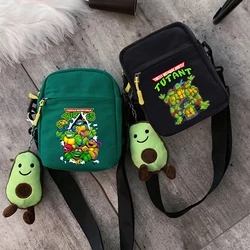 Teenage Mutant Ninja Turtles Children Shoulder Bag Anime Action Figures Messenger Pouch Kids Outdoor Sport Travel Wallet Gift