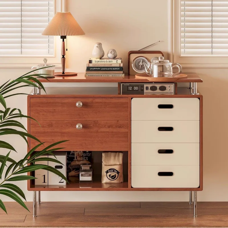

Solid wood antique storage cabinet
