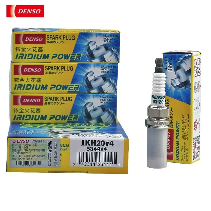 OE:MN176628 Original DENSO IKH20 5344 Iridium Spark Plug For BMW  Series Mercedes Benz SLK 200 K  Honda Civic Hybrid Lexus Volvo