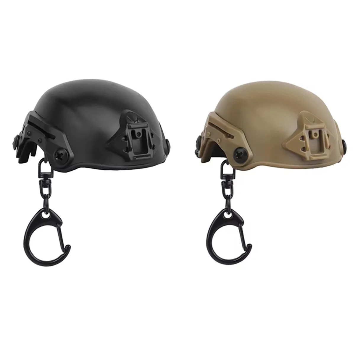 ABNJ Mini Fast Helmet Keychain Fan Accessories Beer Opener Bottle Opener Decrowner Dummy Helmet Shaped Toy Black view 6