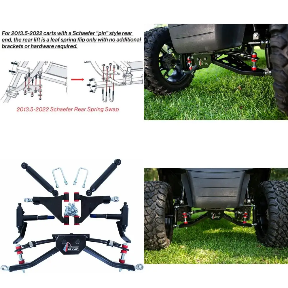 

4 Double A-Arm Golf Cart Light Kit - Compatible with 2013.5-2022 Electric Models