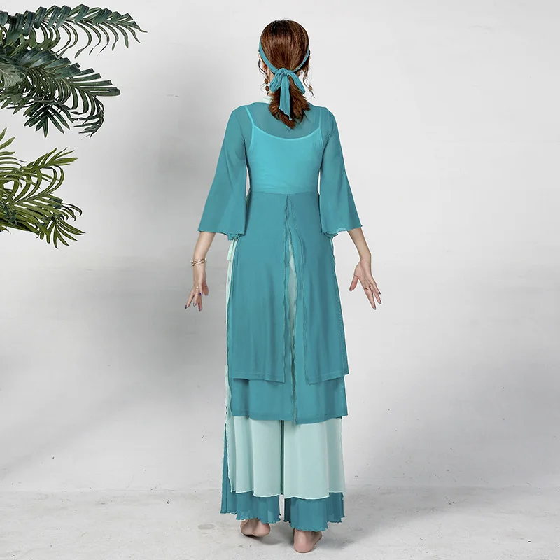 Классические танцевальные костюмы, рифма для тела, марлевая одежда, танцевальные костюмы, элегантные костюмы для танца живота в древнем китайском стиле