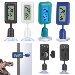 Reptile Thermometer Hygrometer with Suction Cup Digital Temperature Humidity Meter for Terrarium Reptile Accessories