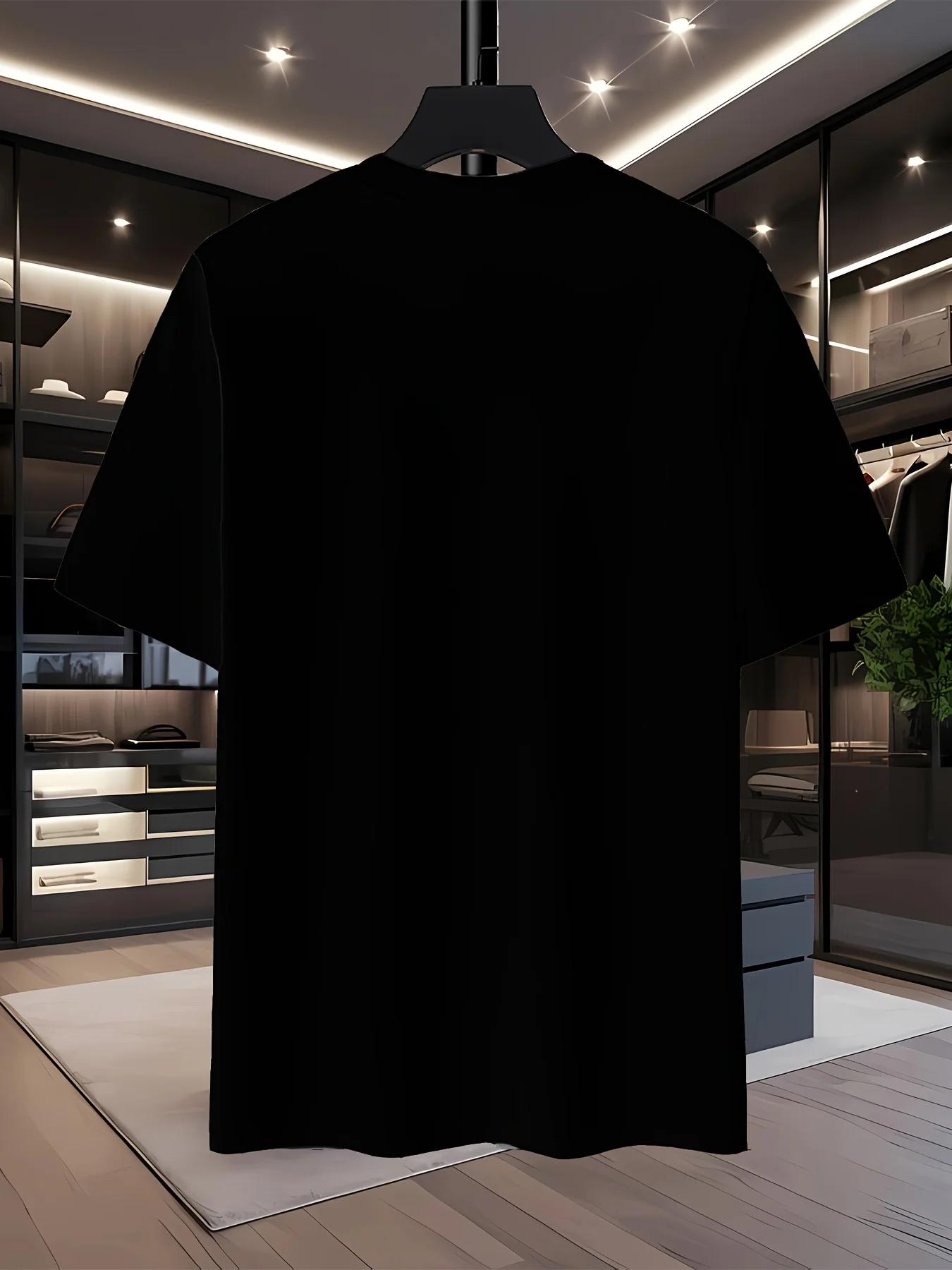 تي شيرت رجالي مطبوع عليه ميلانو إيطاليا، تي شيرت كاجوال برقبة دائرية من البوليستر، مقاس عادي، كم قصير، قماش مطاطي طفيف #3