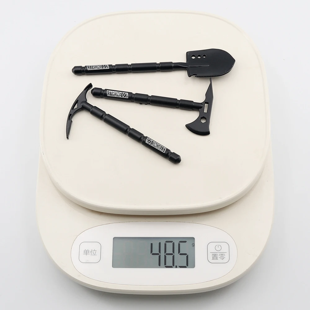 محاكاة حقيبة الظهر مجرفة الفأس Pickaxe RC المزاج الديكور ل 1/8 1/10 محوري SCX10 90046 90047 TRX4 TRX6 D90 أجزاء عالمية #6