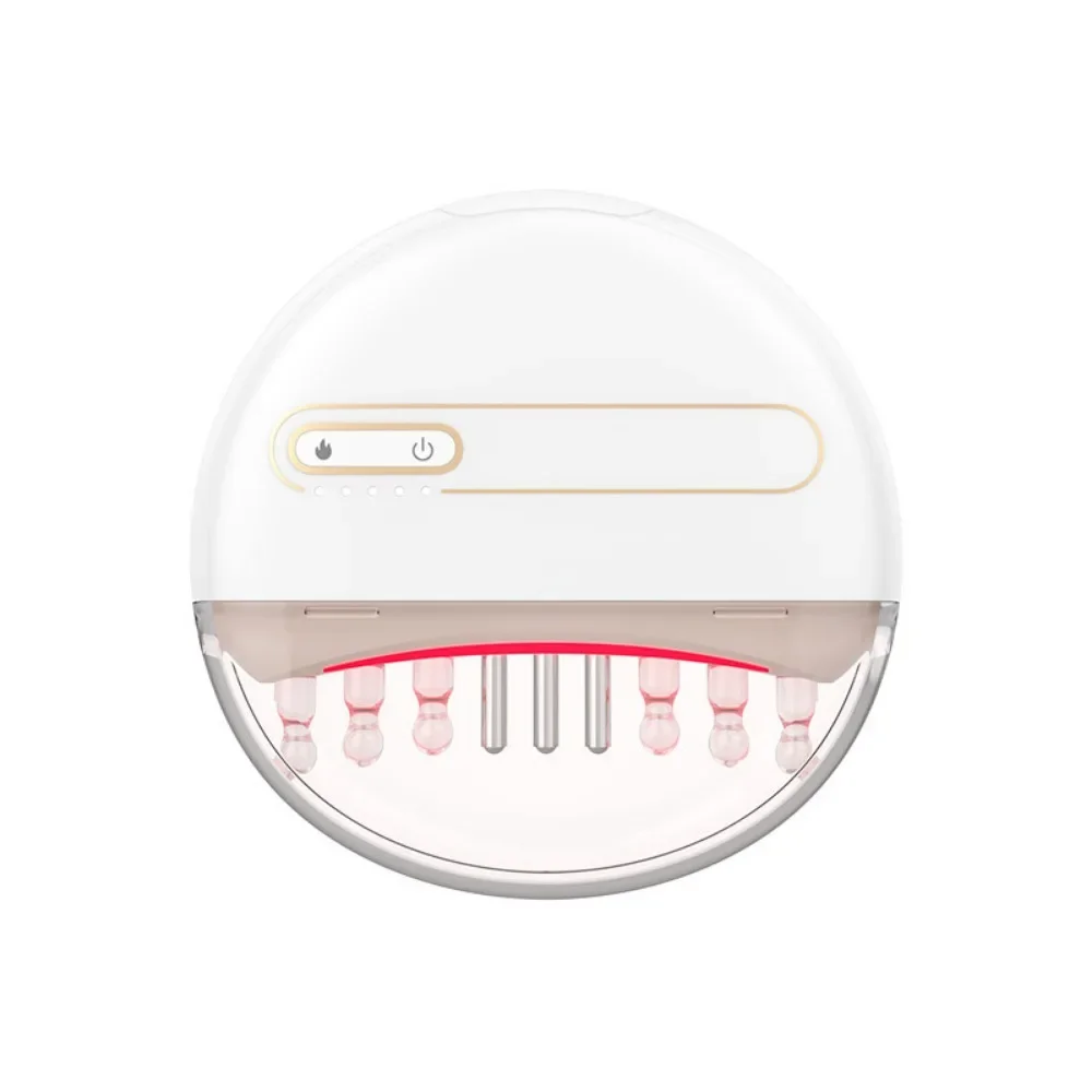 Electric Jade Massage Hair Comb Essential Oil Liquid Guiding Scalp Applicator Smart Head Spa Relax Comb Massage Muscles Comb New