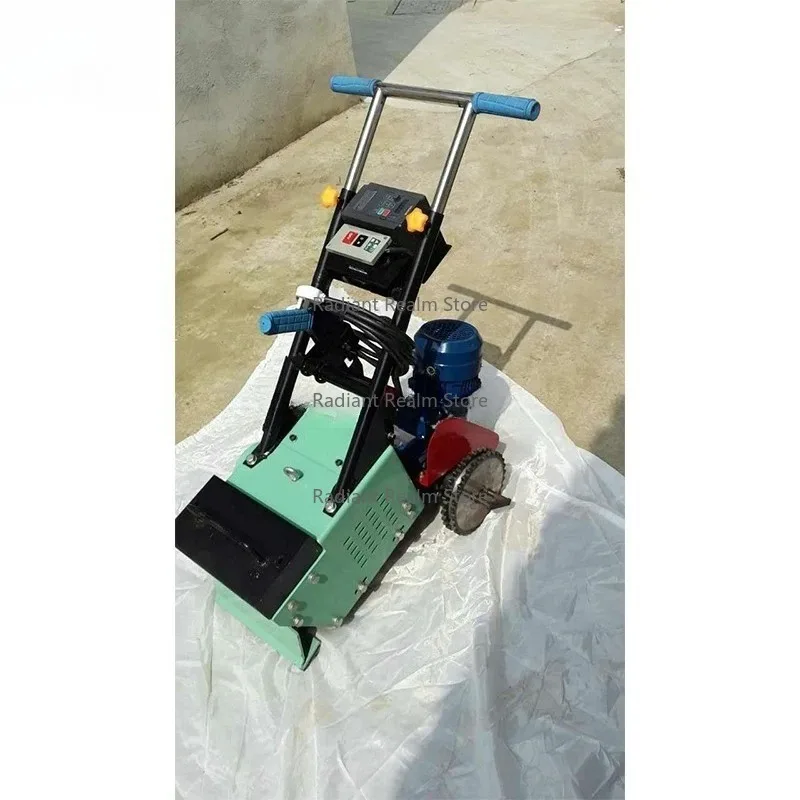 

Waste floor remover Self-propelled plastic runway crusher Floor remover