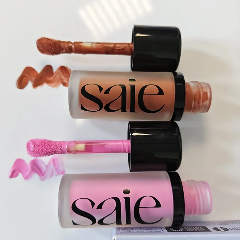 Fashion Saie Liquid Blush Matte Blusher Natural Lasting Brighten Oil Control Facial Contour Silky Touch Highlighter Cosmetics