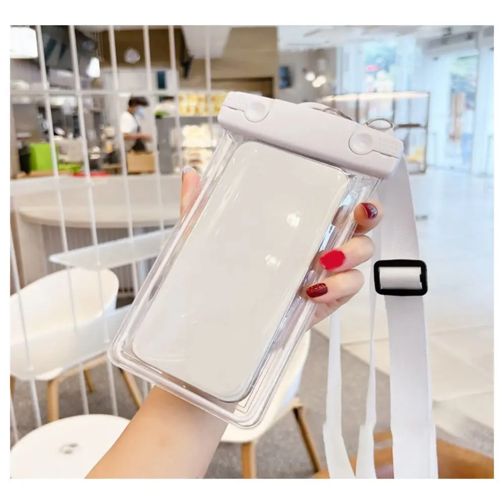 High Quality Full View Waterproof Case Touchable Screen Strong Sealing Swimming Pouch with Lanyard Phone Cover