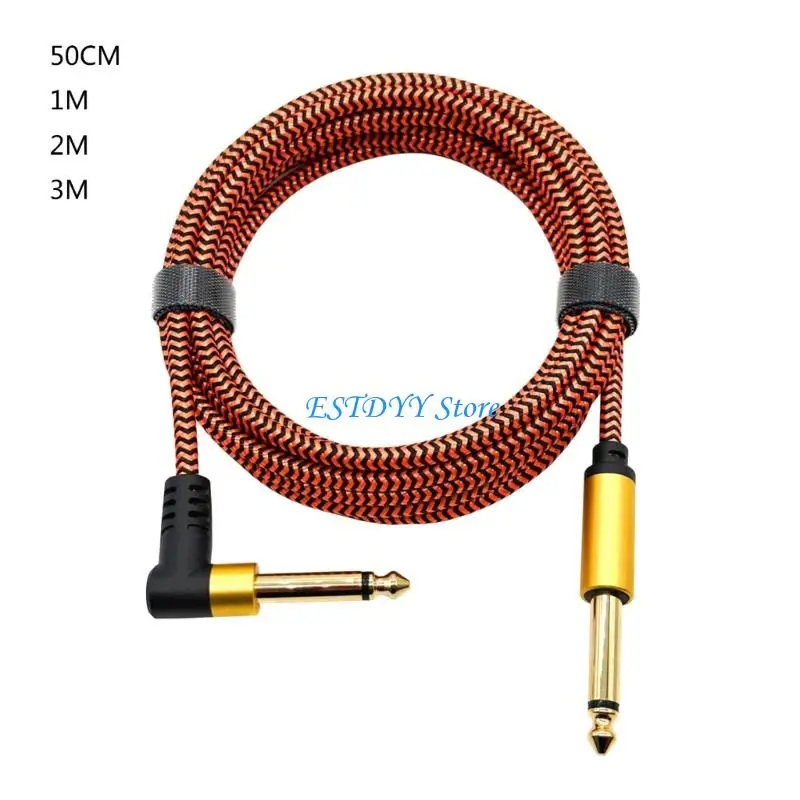 

G6DE Practical Guitar Cable Electric Guitar Cable Guitar Cord Keyboard Cord Professional Instrument Cable Perfect for Guitar