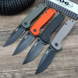 4 Styles Terminus XR Folding Knife D2 Steel Black Blade Nylon Fiber Handle Outdoor Camping Hunting Knives Tactical EDC Tool