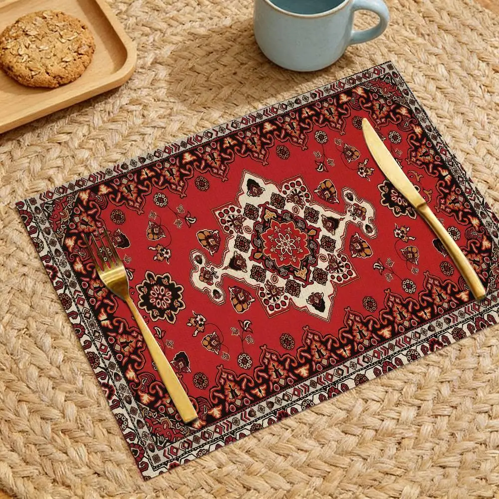 

Persian Fashion Placemats For Cafes Casual Restaurants Outdoor Picnics Camping