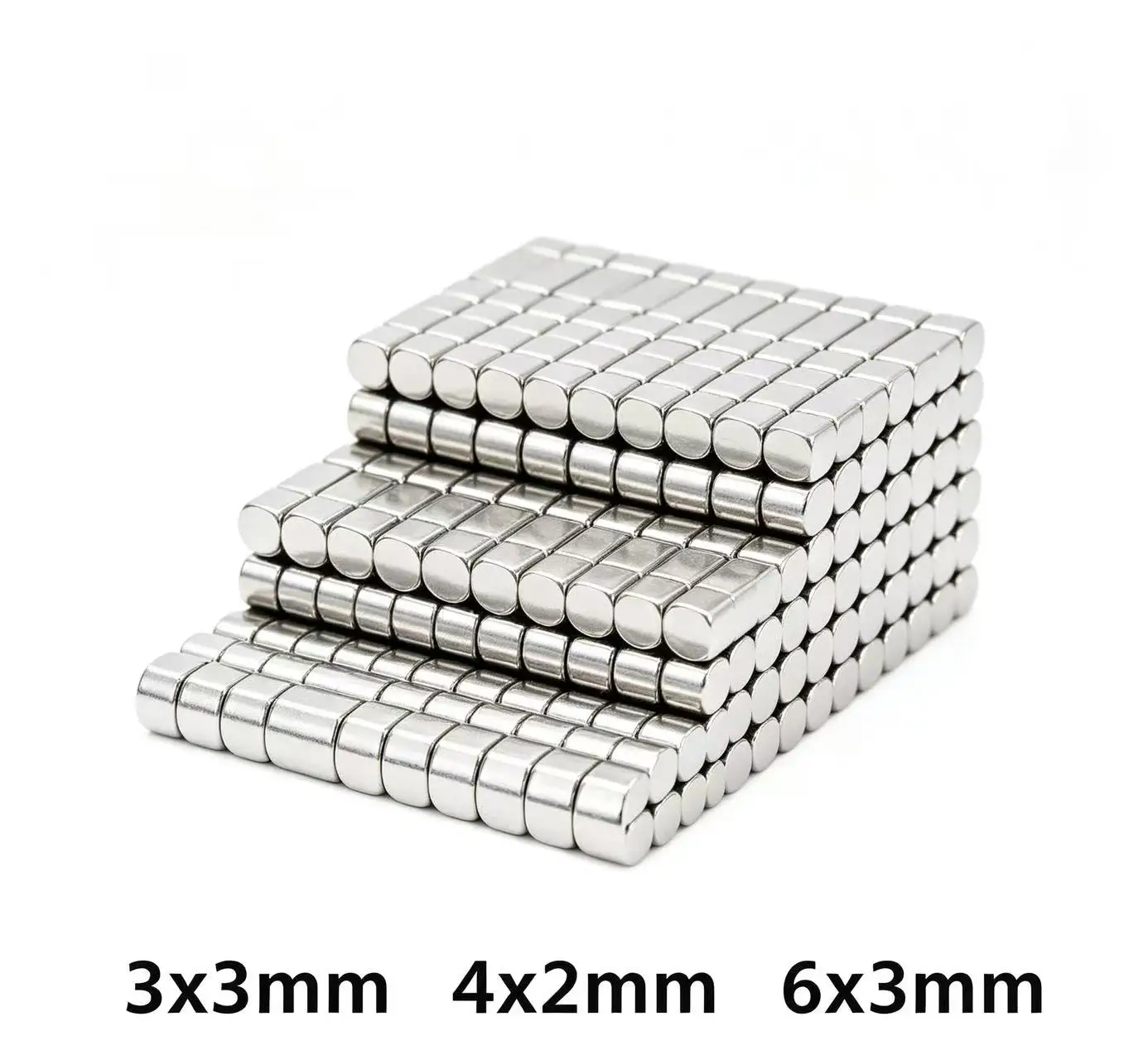3x3/4x2/6x3mm Super Mini Small Round Magnets, Multi-use Tiny cute Tool Toy Magnet for Whiteboard, Classroom, Office