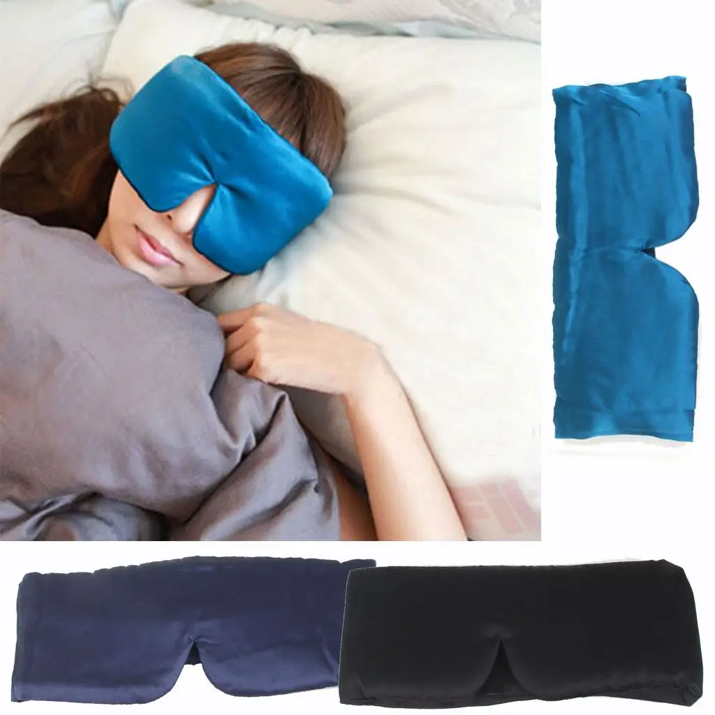 

Eye Mask Soft Padded Sleeping Travel Aid Shade Cover Relax Sleeping Blindfold Adults Kids Portable Eyepatch