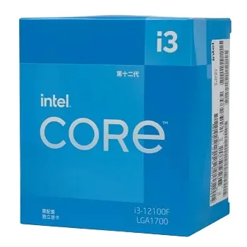 Недорогой процессор Intel Core i3-12100F 12-го поколения, 3.30 ГГц, 4 ядра, 8 потоков, для настольных ПК