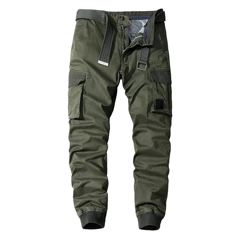 Men\'s Fashion Loose Work Pants Outdoor Wear-resistant Mountaineering Trousers Work Clothes Street Casual Military Cargo Pants