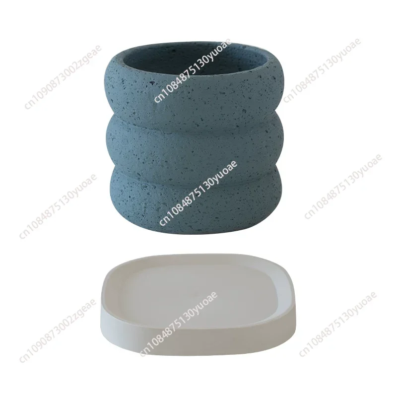 

Concrete large Flowerpot Silicone mold Creative plant garden flowerpot Cement Basin Mold Nordic concrete Pot Silicon molds