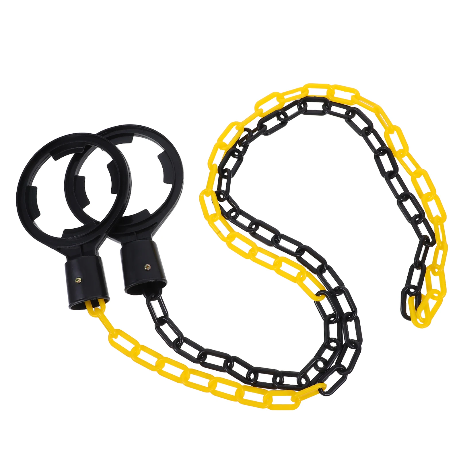 

Plastic Link Fence Traffic Safety Barrier Chain Warning Isolation Cone Connector Multipurpose Venue Control Traffic