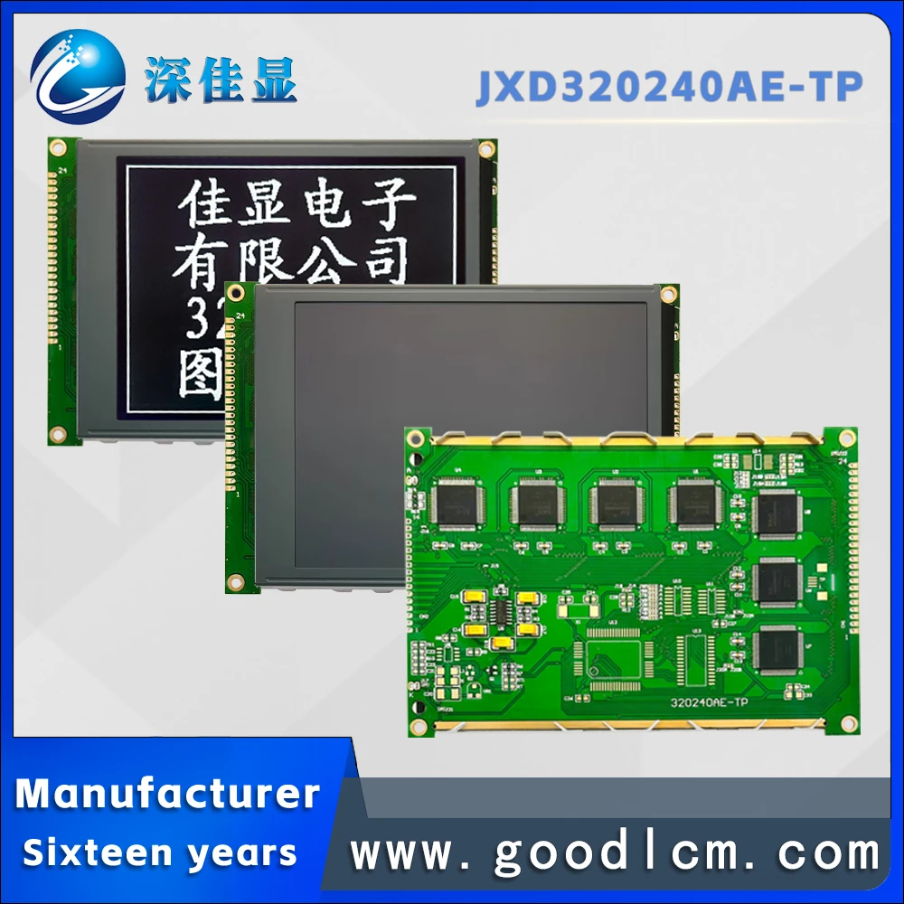 Fabrikant Van Hoge Kwaliteit Groothandel Lcd Modules Dfstn Negatieve Grafische Lcd-Scherm Witte Backlight 16pin Interface