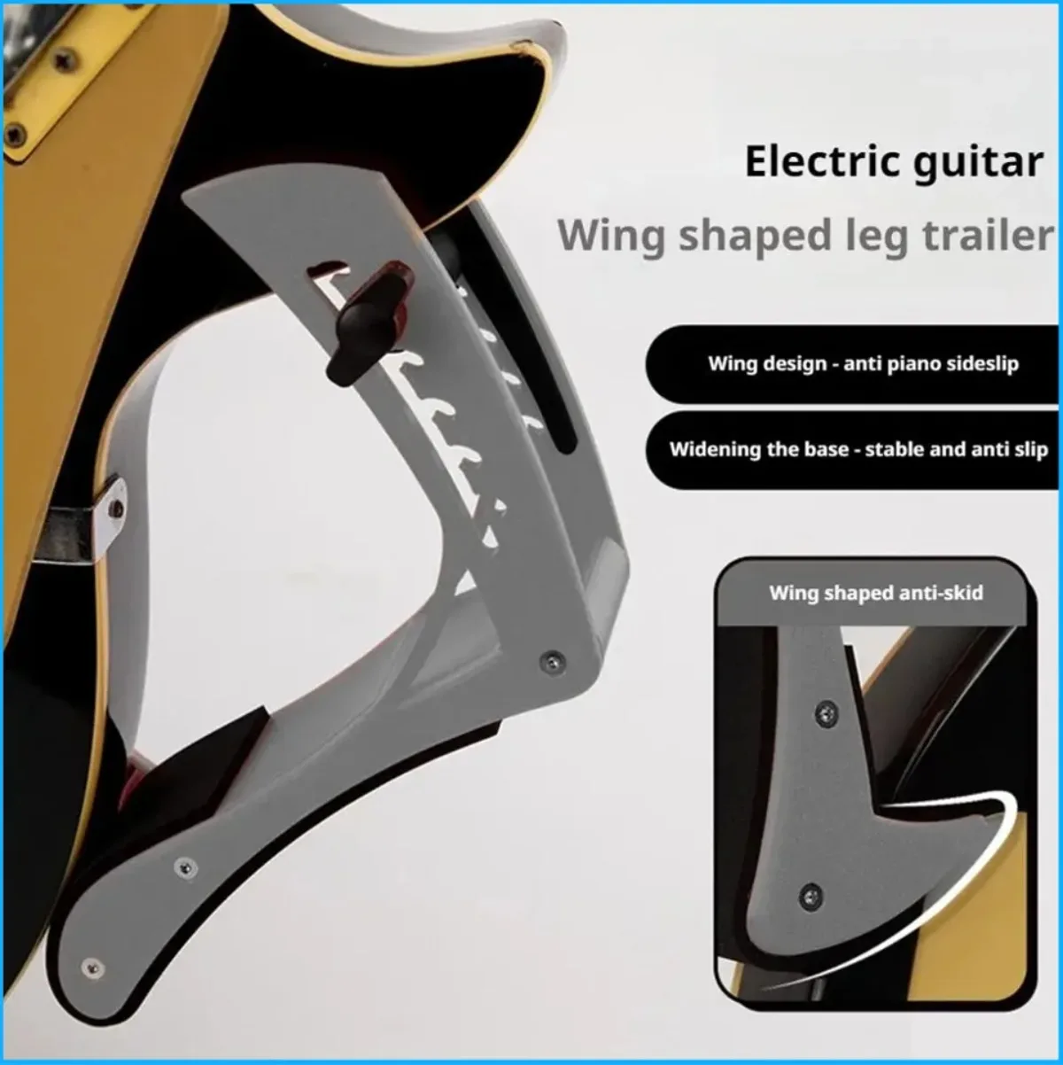 Electric Wood Guitar Leg Rest Labor-saving  Without Damaging The Instrument One Lasting Non-slip Electric Wood Guitar Leg