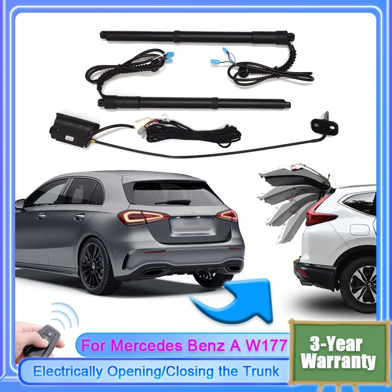 For Mercedes Benz A Class MB W177 Z177 2018~2024 Car Electric Tailgate Lift Auto Tail Gate Opener Automatic Lifting Rear Door