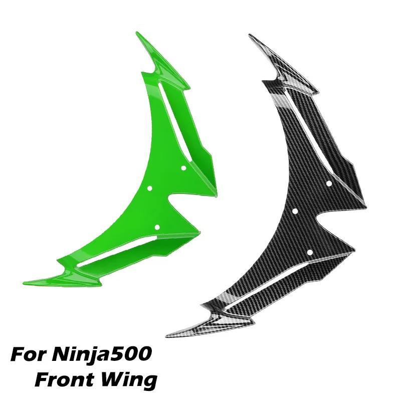 

Front Wing For KAWASAKI NINJA 500 2024 2025 For NINJA 500 Fairing Winglets Aerodynamic Mouth Shell Cover Protection Guards