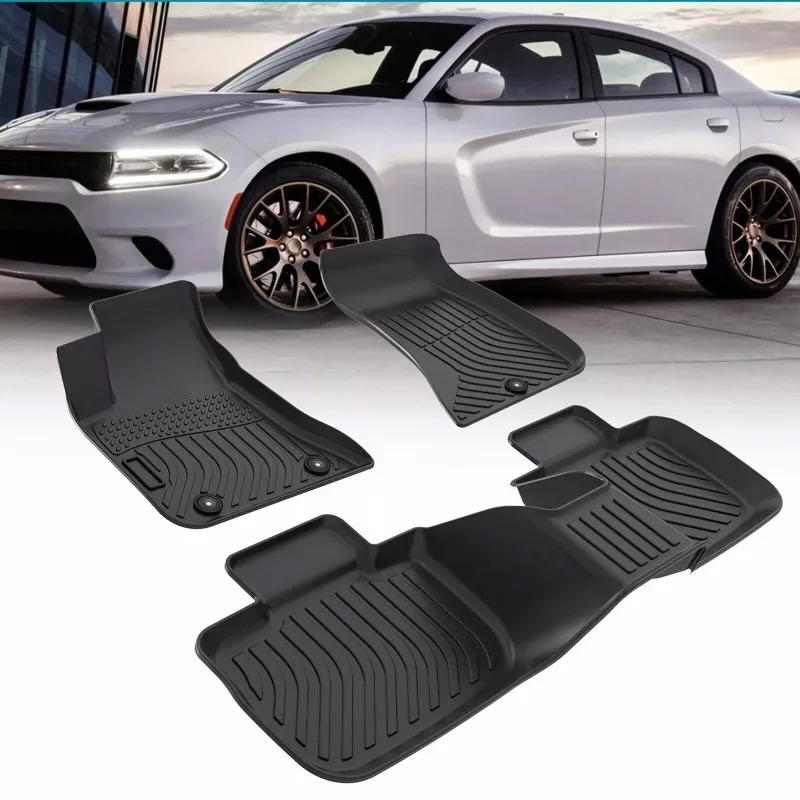 

All-Weather TPE Floor Mats Liners for 2011-2023 Dodge Charger/Chrysler 300 RWD United States