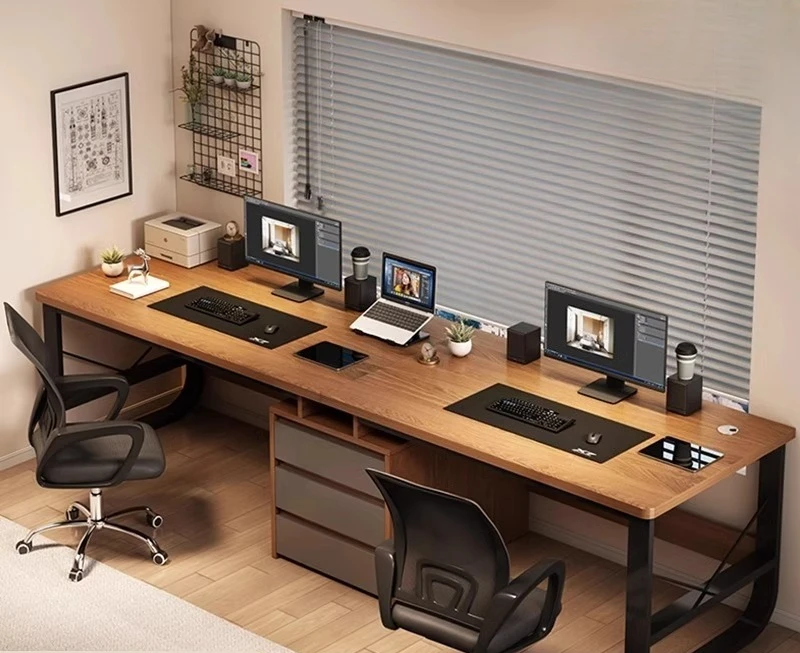 Double desktop bedroom couple e-sports table simple desk home