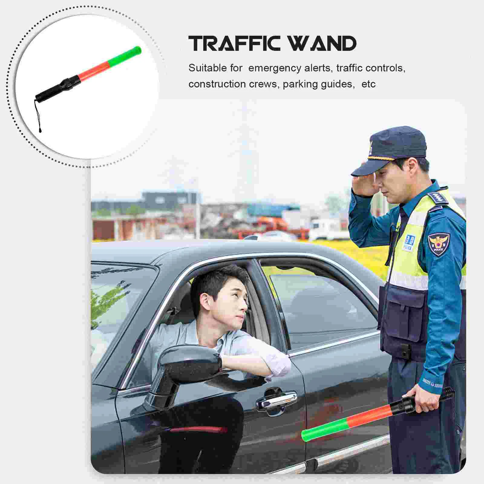 Handheld Wand Traffic Rechargeable Glow Stick Bright