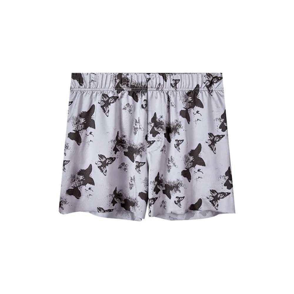 

Мужские трусы-боксеры больших размеров L-4XL с эластичным поясом, дышащие, с принтом бабочек, модные, удобные, пляжные шорты для мужчин