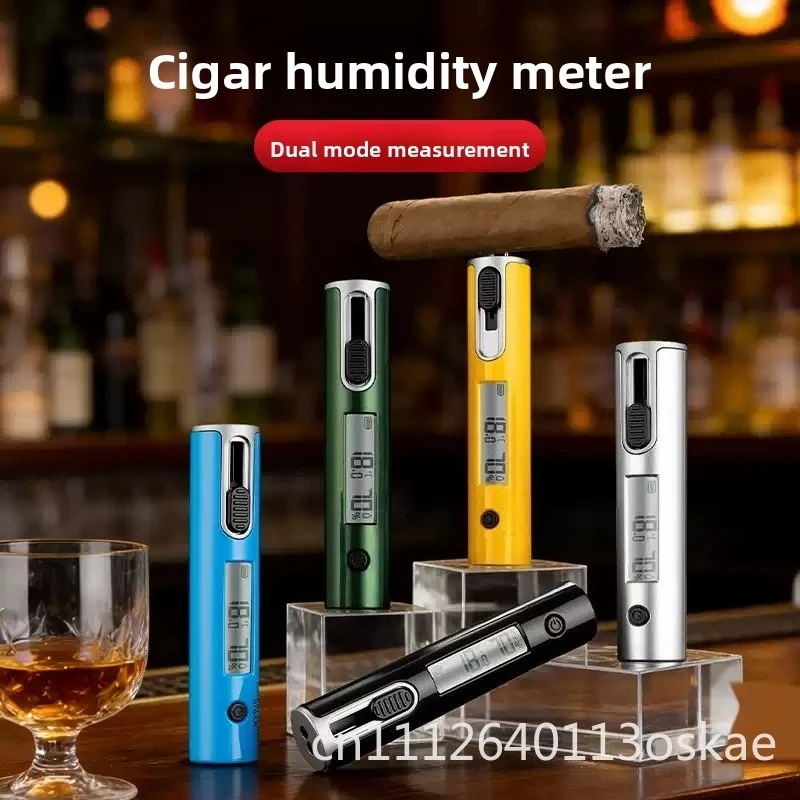 Cigar temperature and humidity measuring instrument dual-mode metal probe accurate humidity measurement electronic displayCK25LM