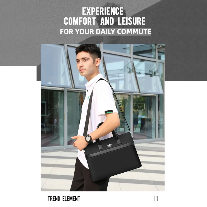 Men's bag Briefcase Folder for documents messenger bag