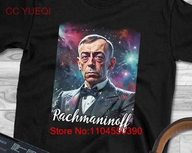 

Sergei Rachmaninoff T Shirt Classical Music Teacher Composers long or short sleeves