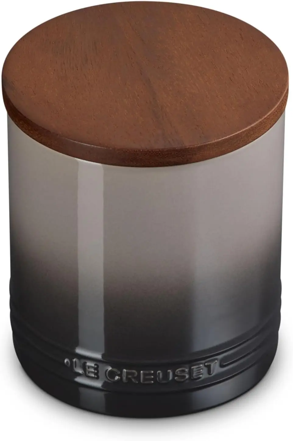 

Солонка и контейнер для хранения XL с деревянной крышкой, 1,2 л, цвет устричный – Премиальный кухонный органайзер