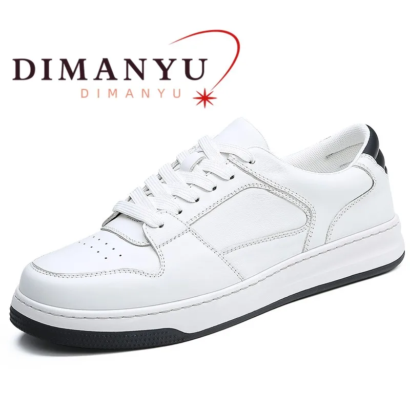 DIMANYU Men's German Trainers Shoes 2026 New Autumn Genuine Leather Men's Sneakers Non-Slip Flat Lace-Up Casual Shoes Men