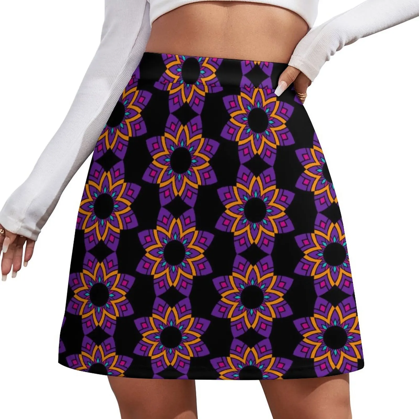 

Bohemian Flower Mini Skirt luxury clothes women skirts for women 2026 Mini Skirt