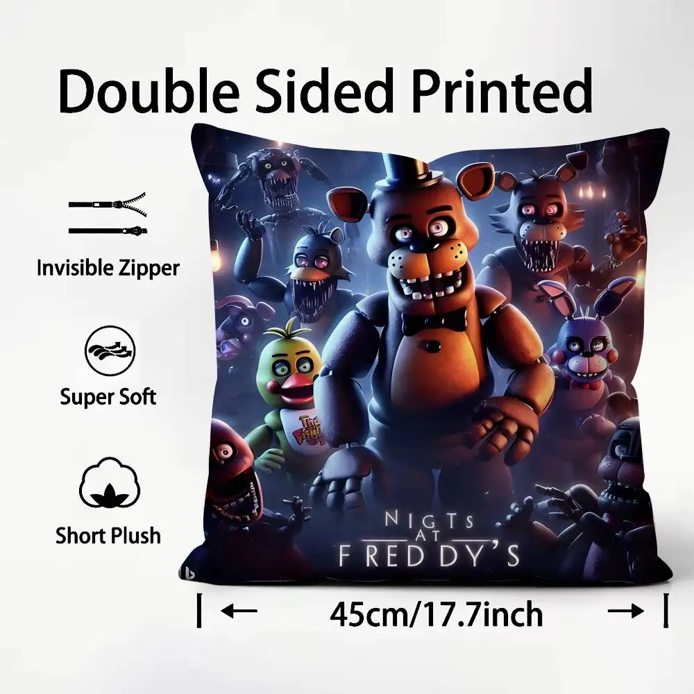 فيلم خمسة N-ليالي في F-Freddys كيس وسادة نمط مطبوعة المخدة لغرفة المعيشة غطاء وسادة أريكة وديكور غرفة نوم