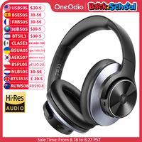 Oneodio A10 Bluetooth 5.4 Headphones Hybrid Active Noise Cancelling With Hi-Res Audio Over Ear Wireless Headset ANC With 5-Mic