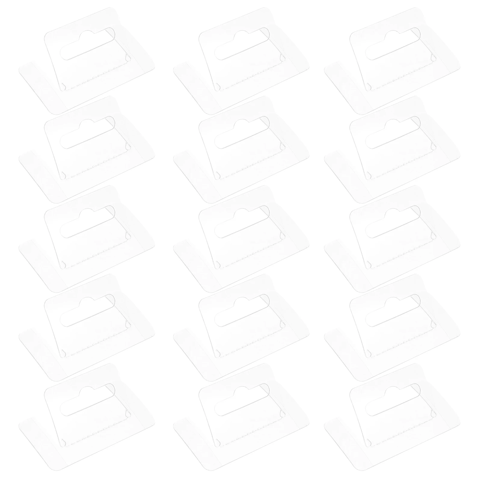 

100 Pcs Aircraft Hole Hook Adhesive Hanging Tabs Hangers Clear Display Hooks Sticky Sticker Plastic Label