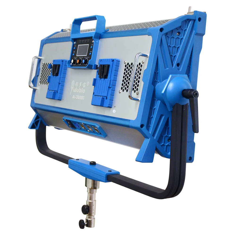 300W Led RGB Video Light 2800K-9990K RGBW Photo Studio Light CRI95 Yidoblo AI-3000C DMX Remote Control Panel Lamp