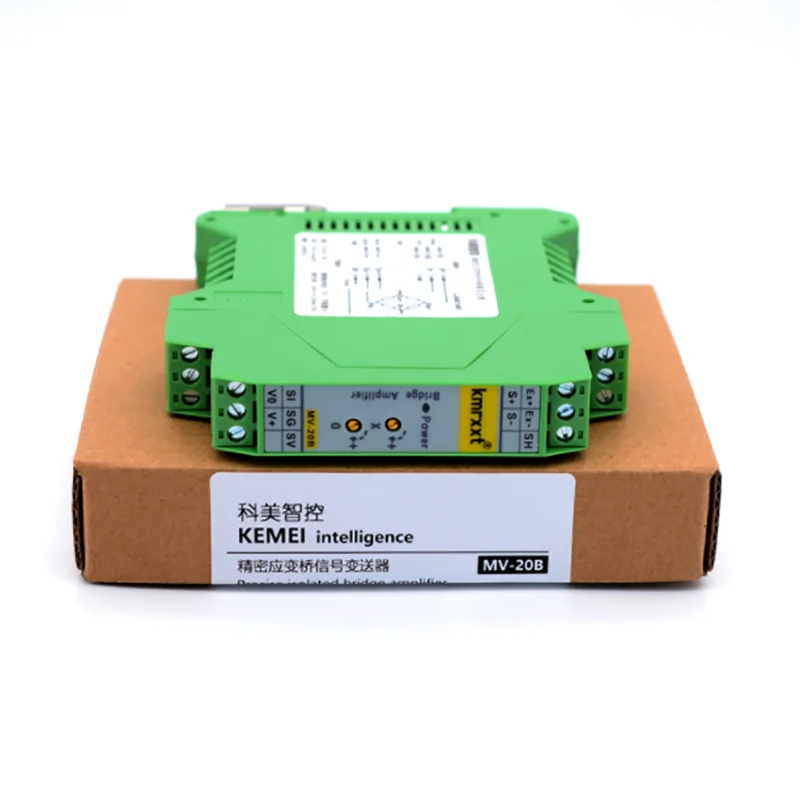 MV-20C Precision weighing transmitter strain bridge force measurement pressure tension millivolt mV signal amplifier 0-20mA ±10V