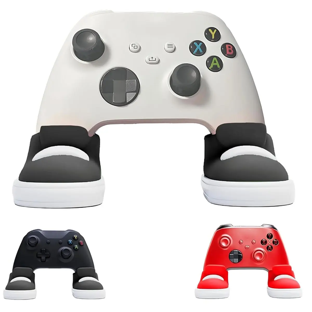 A86G NEW Shoes Shaped Game Controller Fun Stand Display Mount for , /S Gamepads, Gaming Desk Organizer Green
