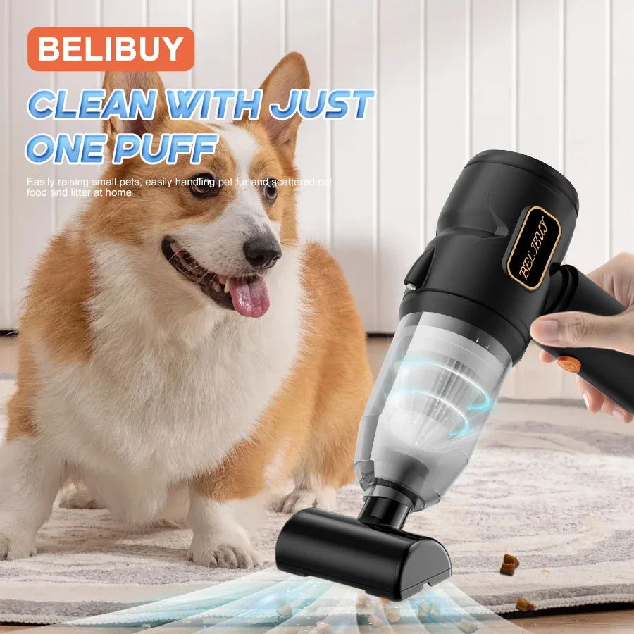 BELIBUY Car Vacuum Cleaner Portable Small Vacuum Cleaner For Multi Purpose Vehicles Small Household Handheld Car Vacuum Cleaner