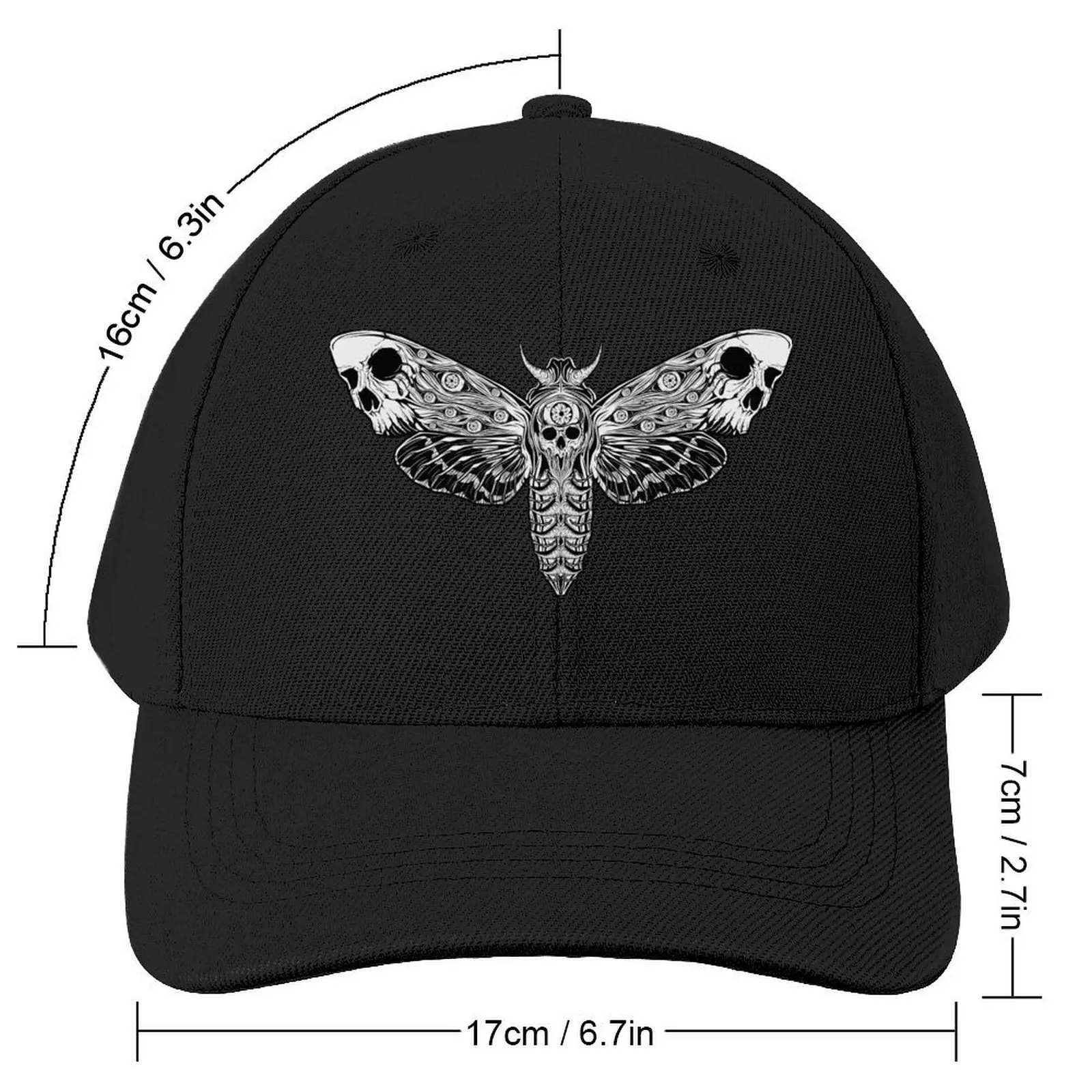 Death Moth Swarm Baseball Cap Streetwear Anime Hat Hood Sun Hats For Women Men's