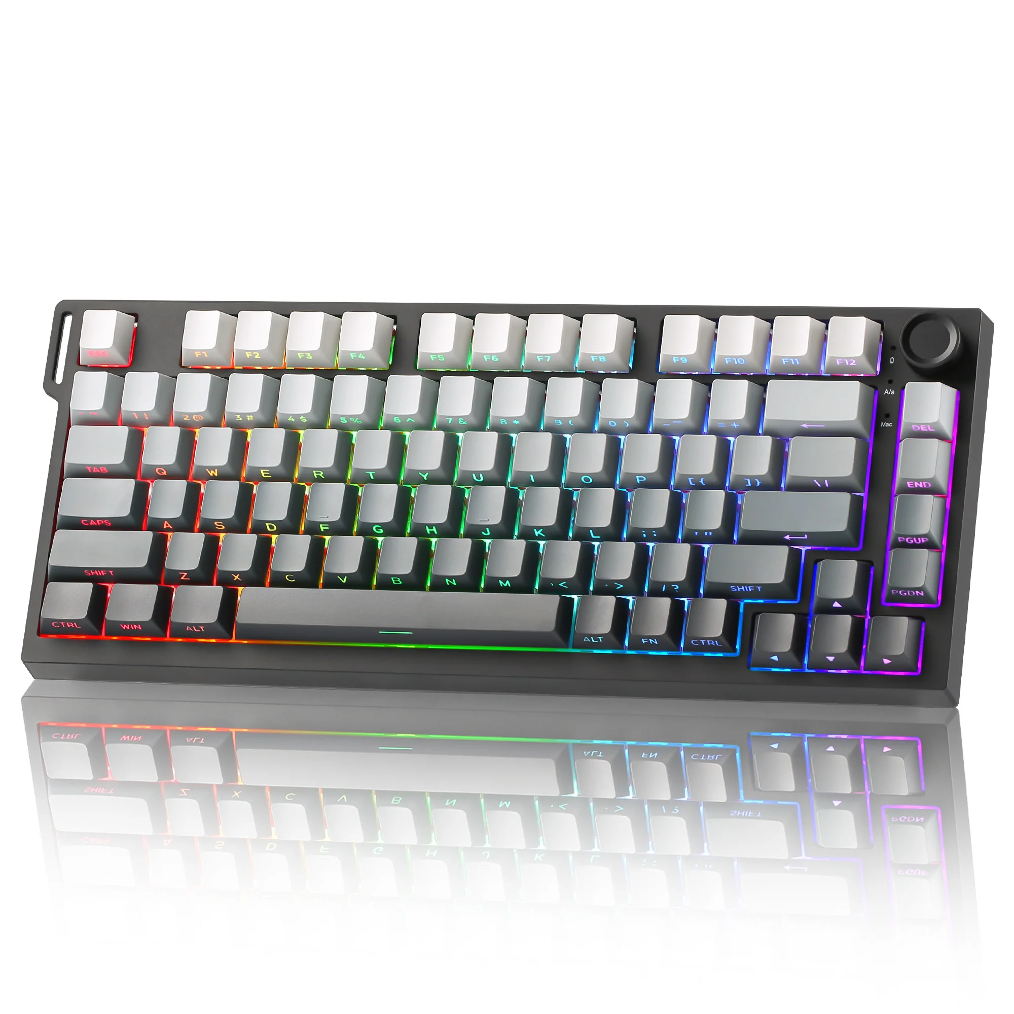 YUNZII RT75 PRO デュアル8Kワイヤレスゲーミングキーボード、ラピッド