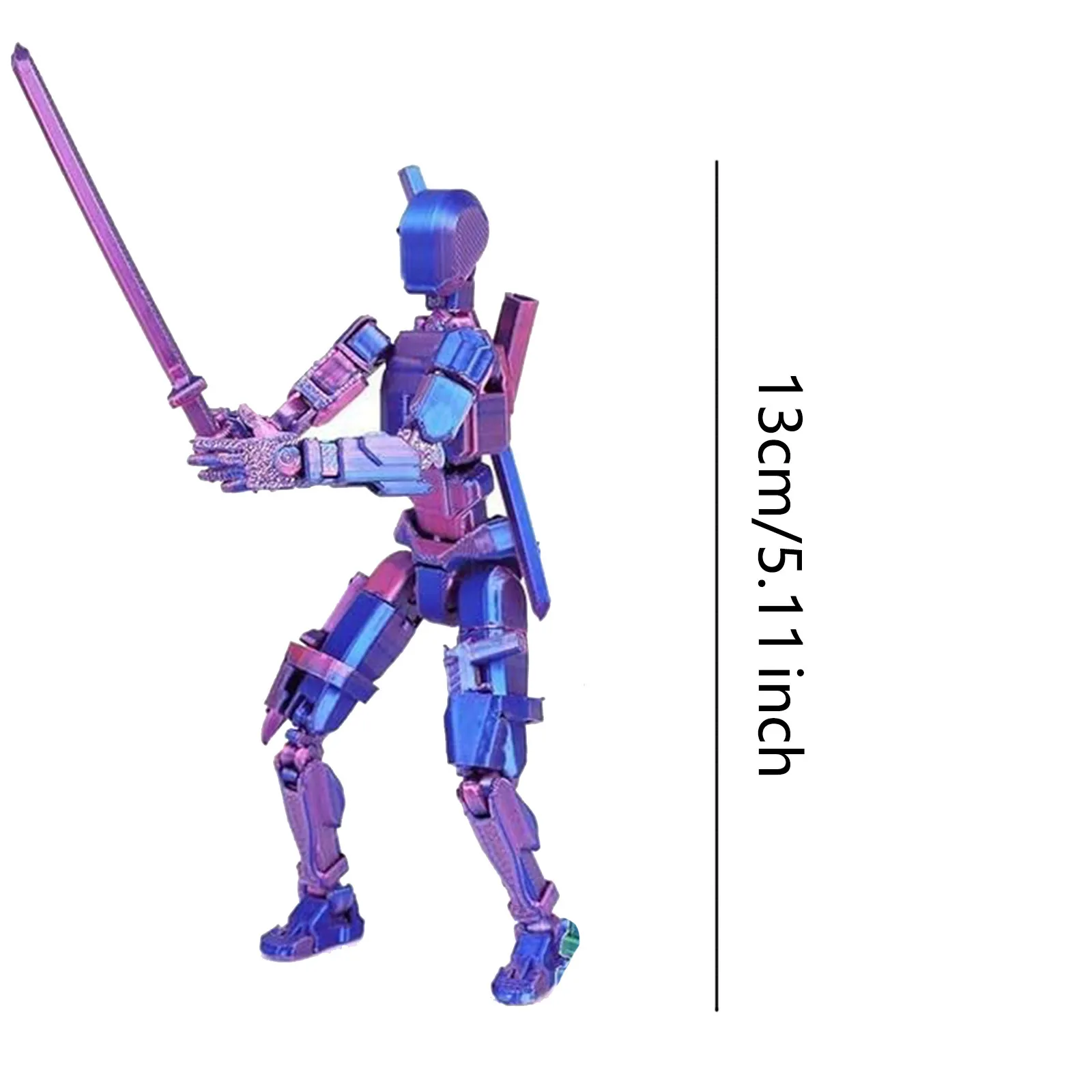 Dummy 13 Mobile Doll 3D Printed Titan Robot Mobile Doll Movable Human Body Model Doll Suitable For Collectors Desktop Decoration