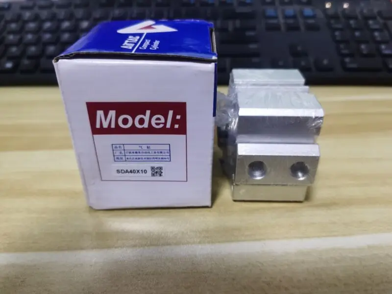 상자 브랜드의 1PC 새로운 AirTAC SDA40X10 실린더