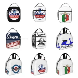 Vespa Logo 2 borsa termica per il pranzo borsa per il pranzo riutilizzabile per la scuola contenitore per il pranzo termico più fresco